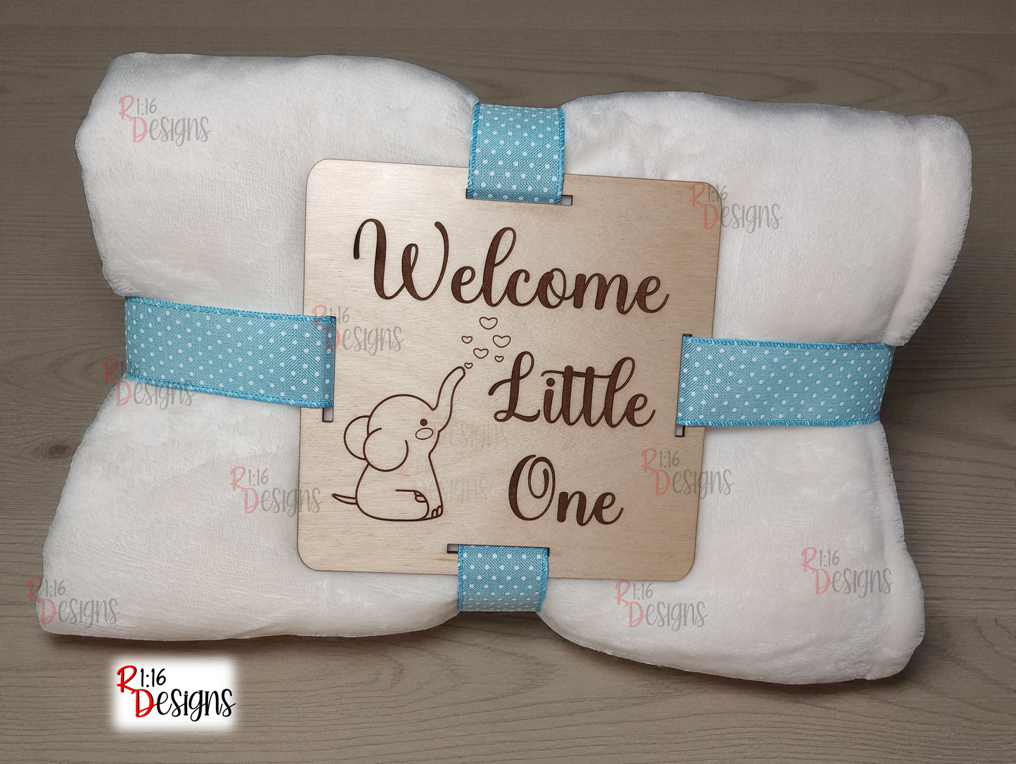 Baby Blanket Tag Welcome Little One
