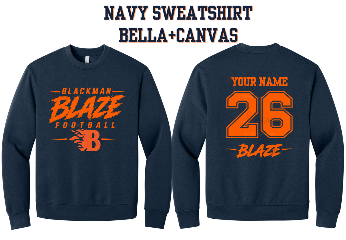 Blackman Blaze Football Sweatshirt