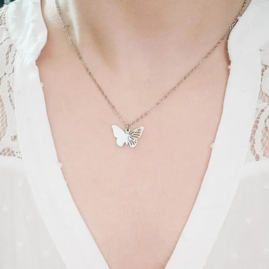 Butterfly Filigree Necklace