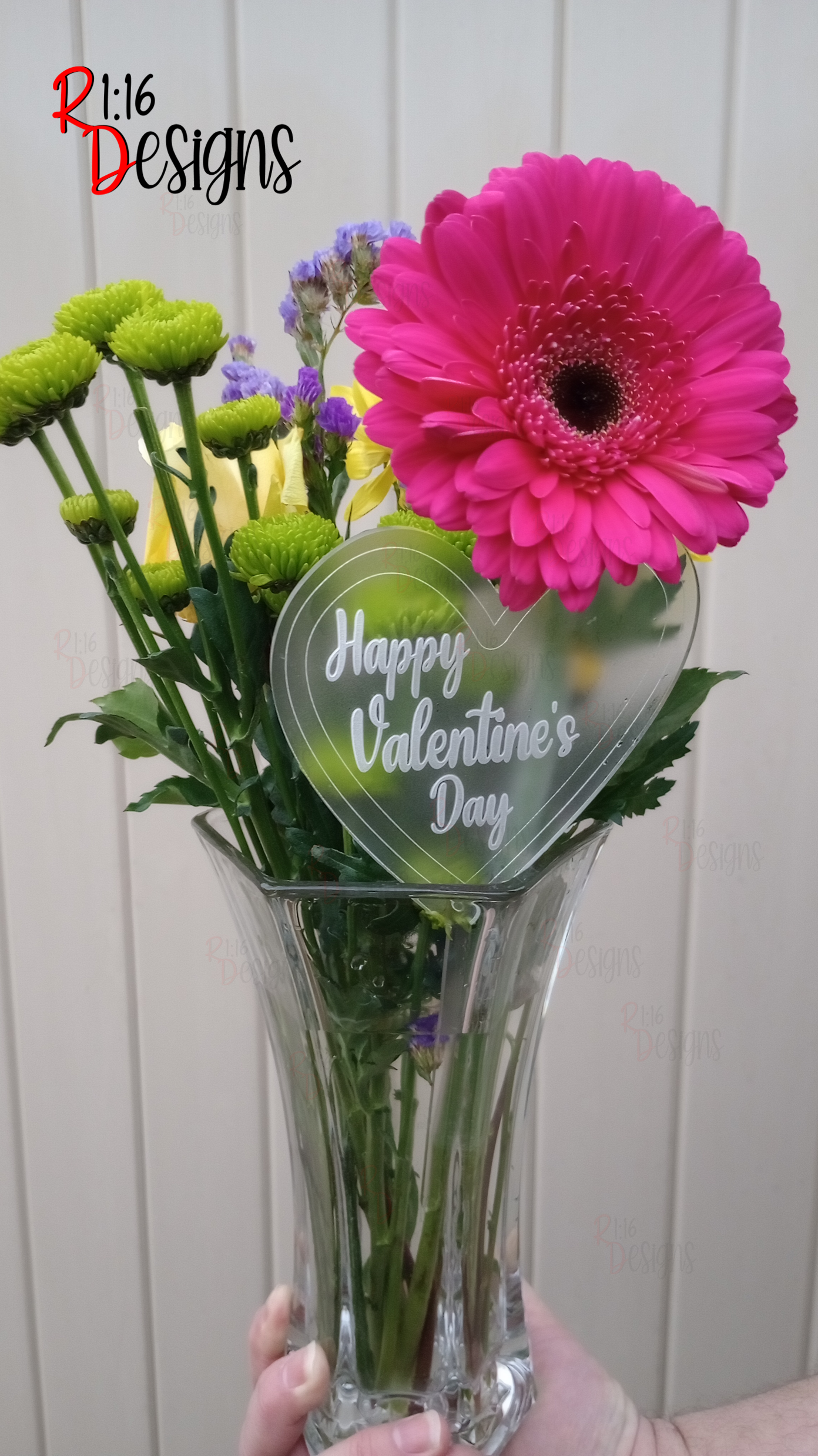 Heart Floral Pick