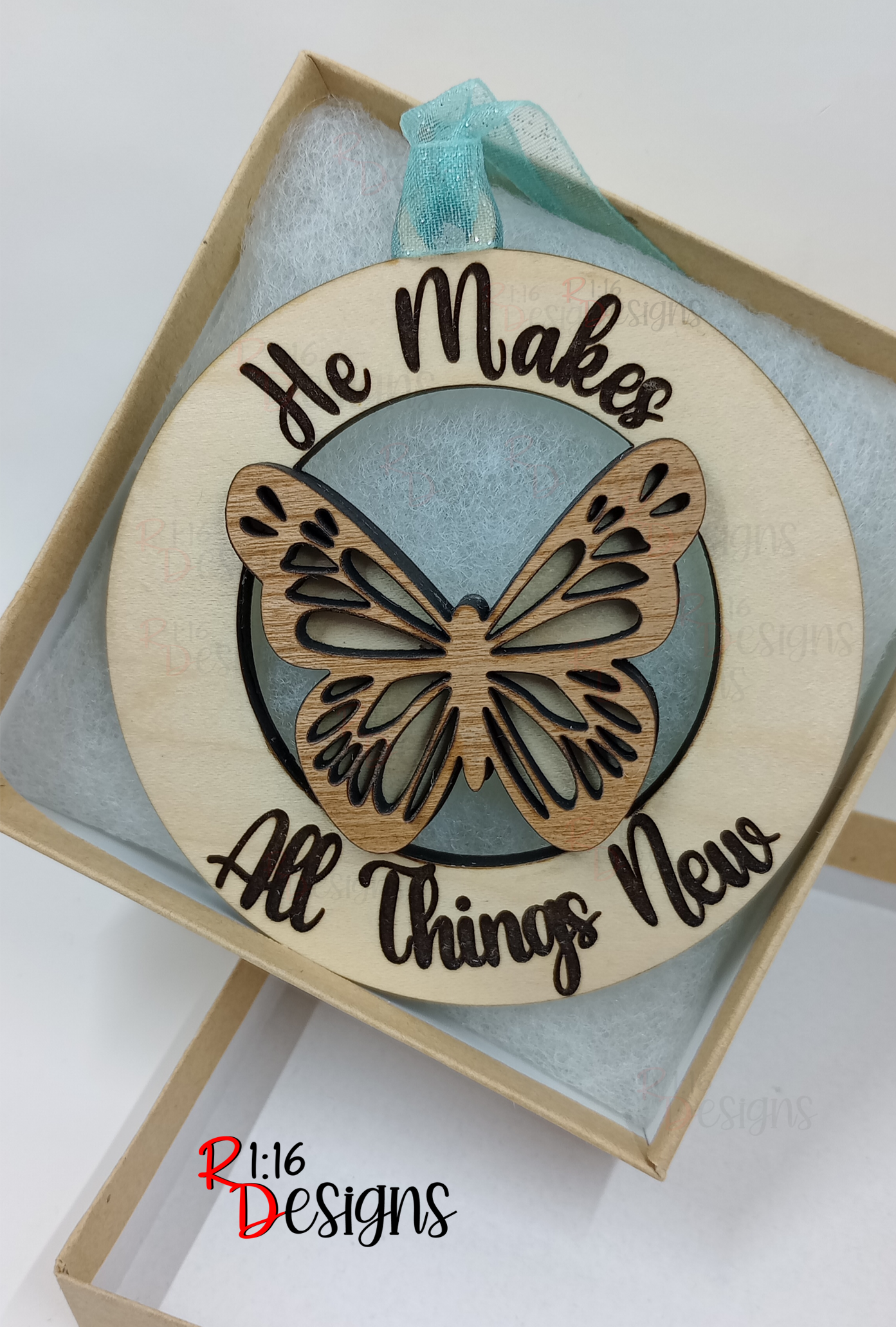 January Ornament of the Month - Butterfly