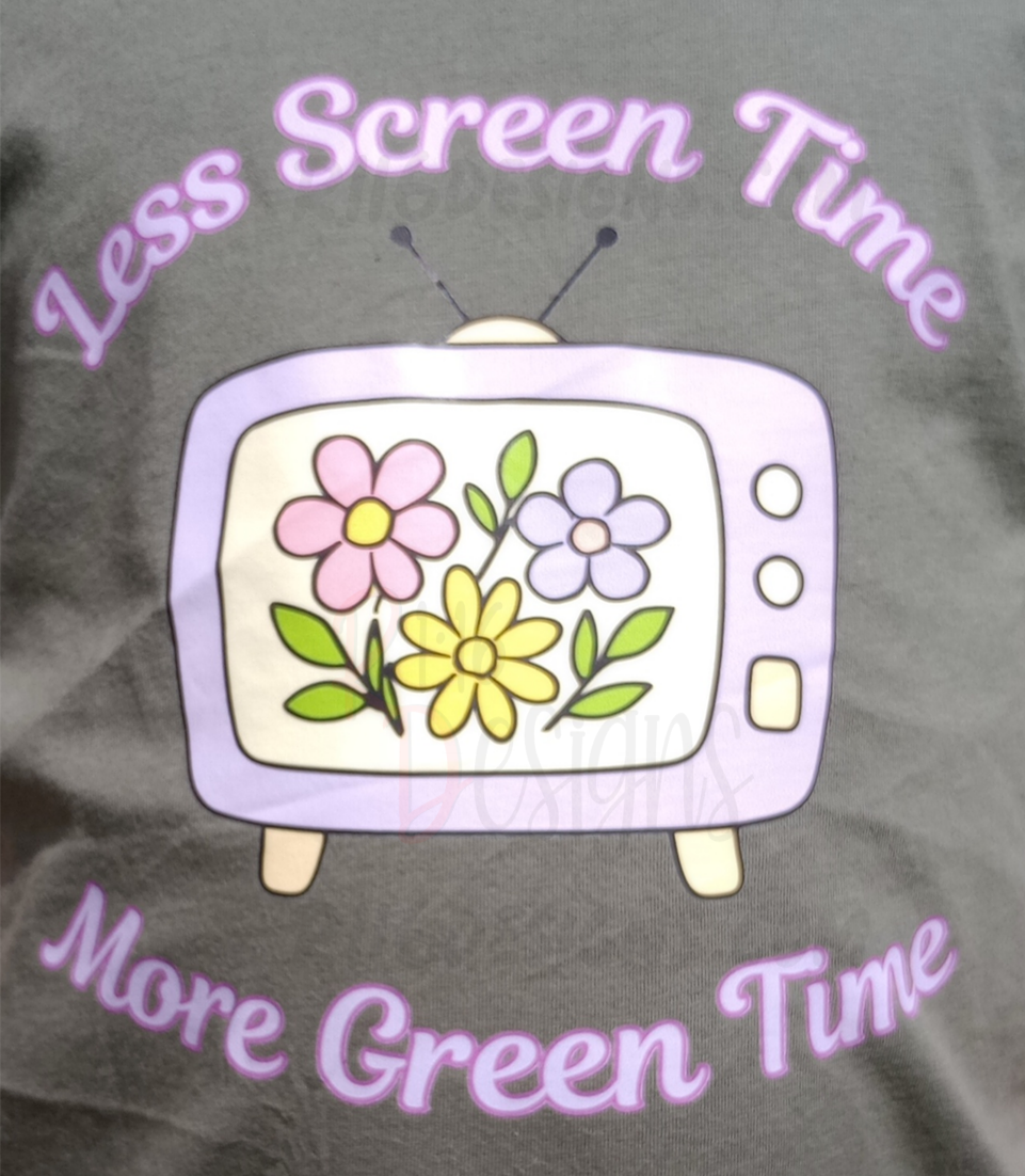 Less Screen Time More Green Time Shirt
