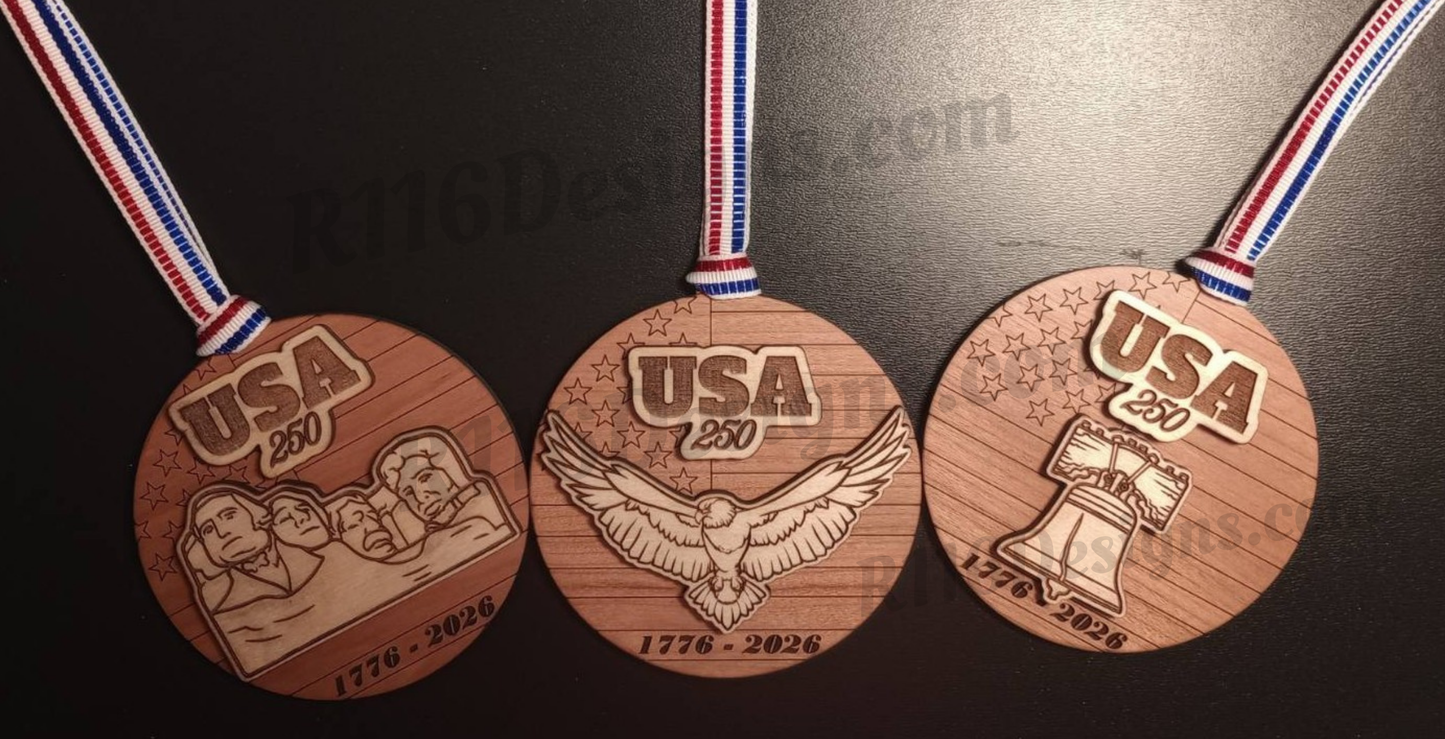 USA 250 Commemorative Ornaments