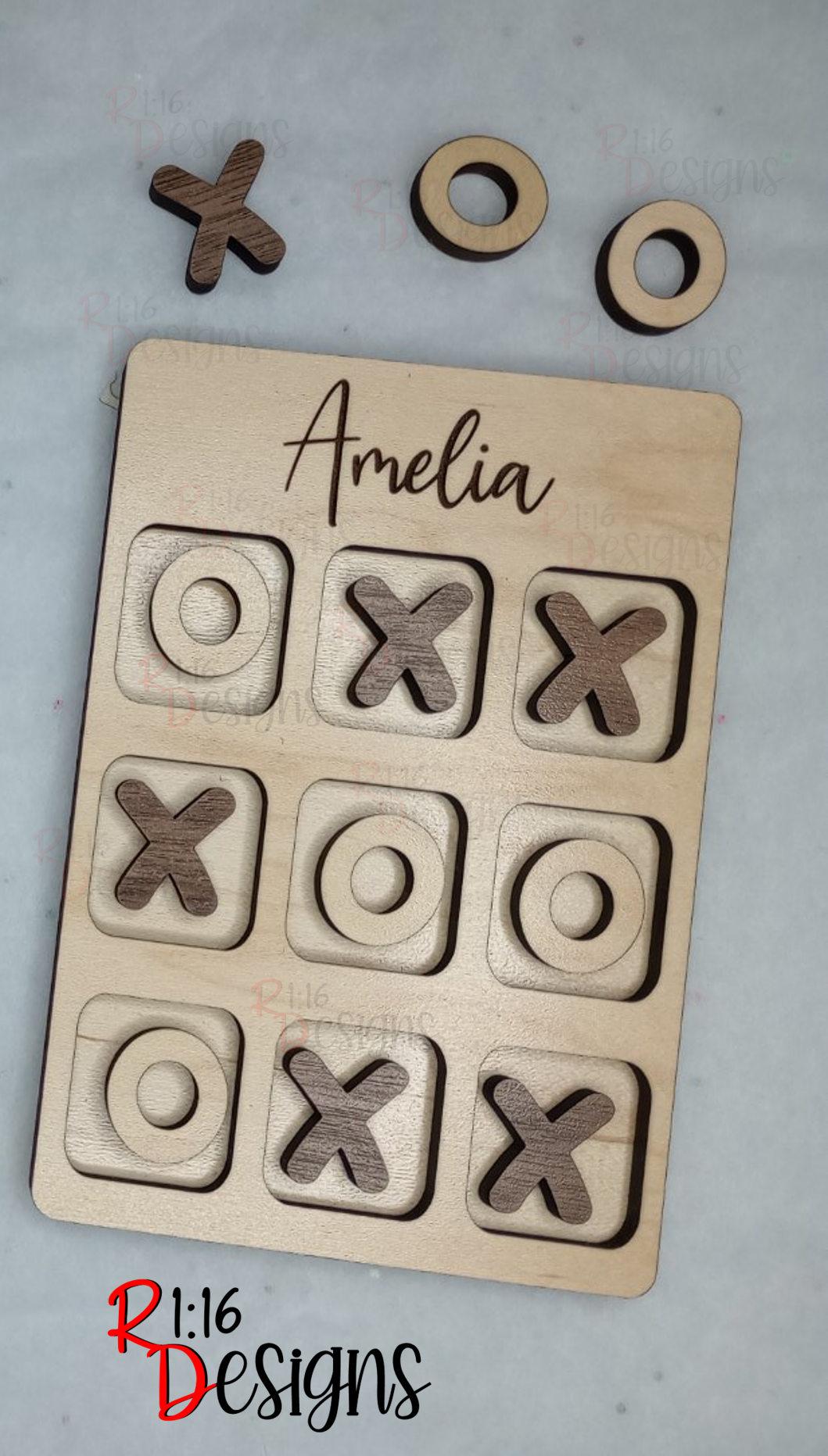 Personalized Tic-Tac-Toe Boards