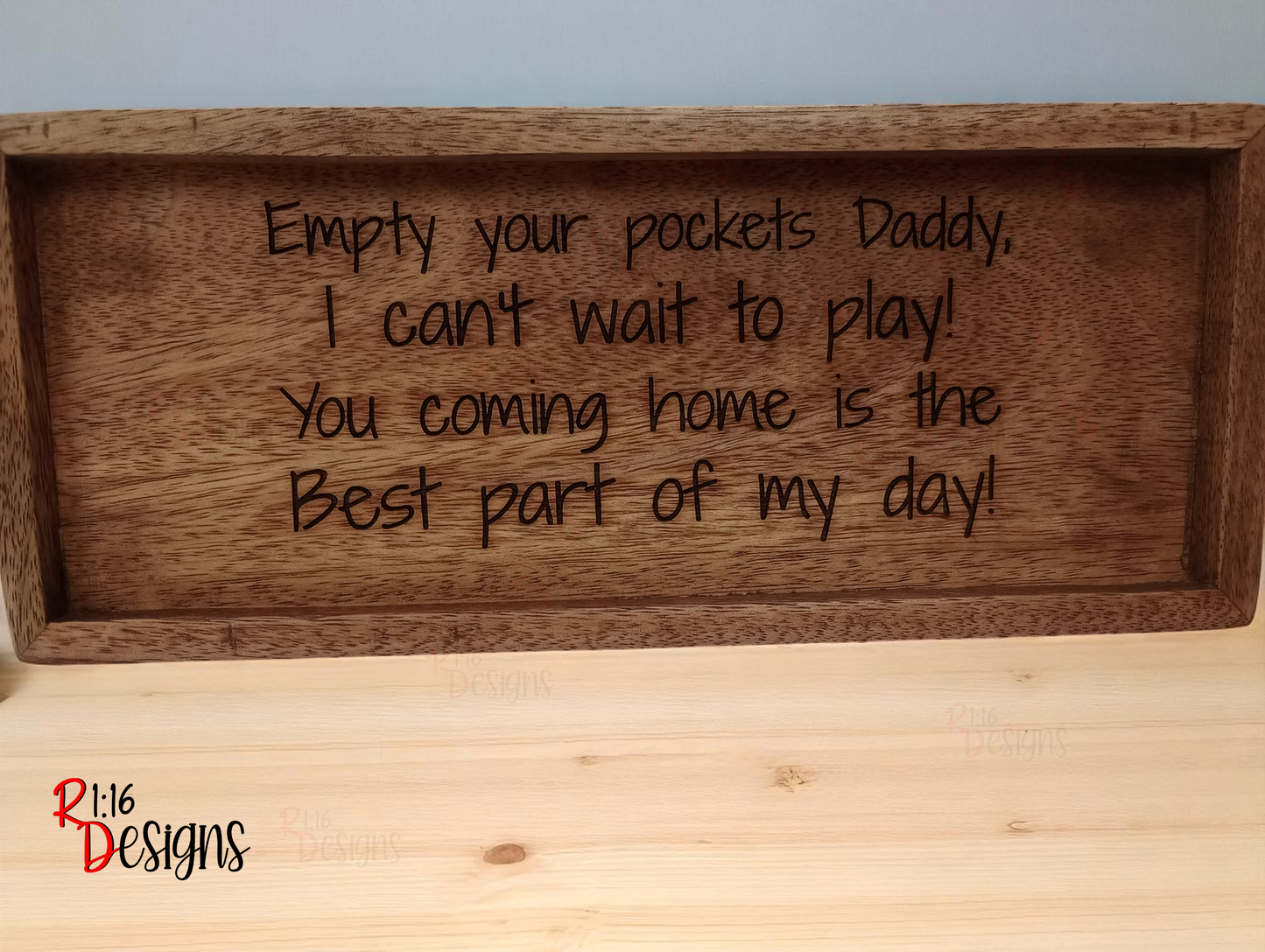 Rectangular Wooden Tray
