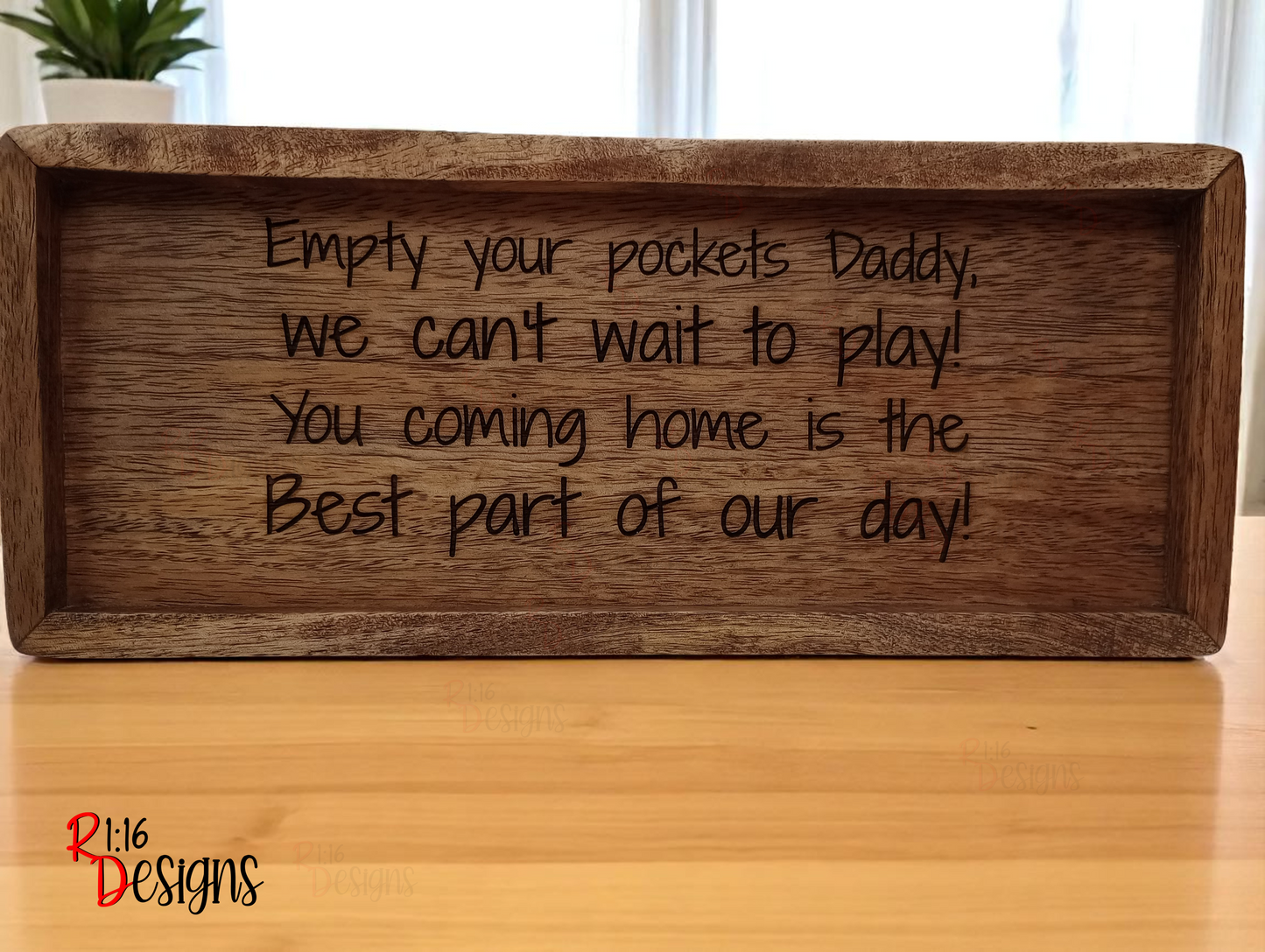 Rectangular Wooden Tray