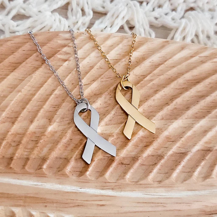 Cancer Awareness Ribbon Necklace