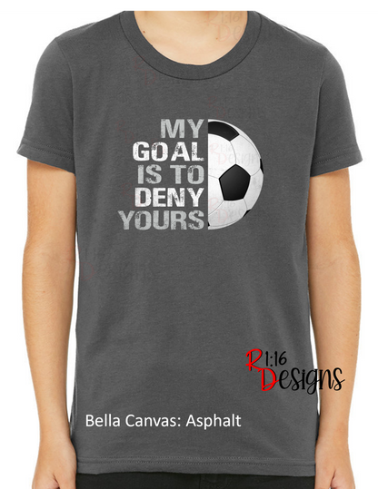 Soccer - My Goal is to Deny Yours