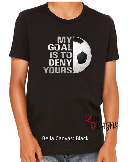 Soccer - My Goal is to Deny Yours