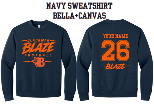 Blackman Blaze Football Sweatshirt