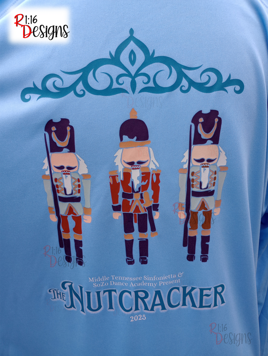 SoZo Nutcracker Adult Quarter Zip Sport Moisture-Wicking Pullover