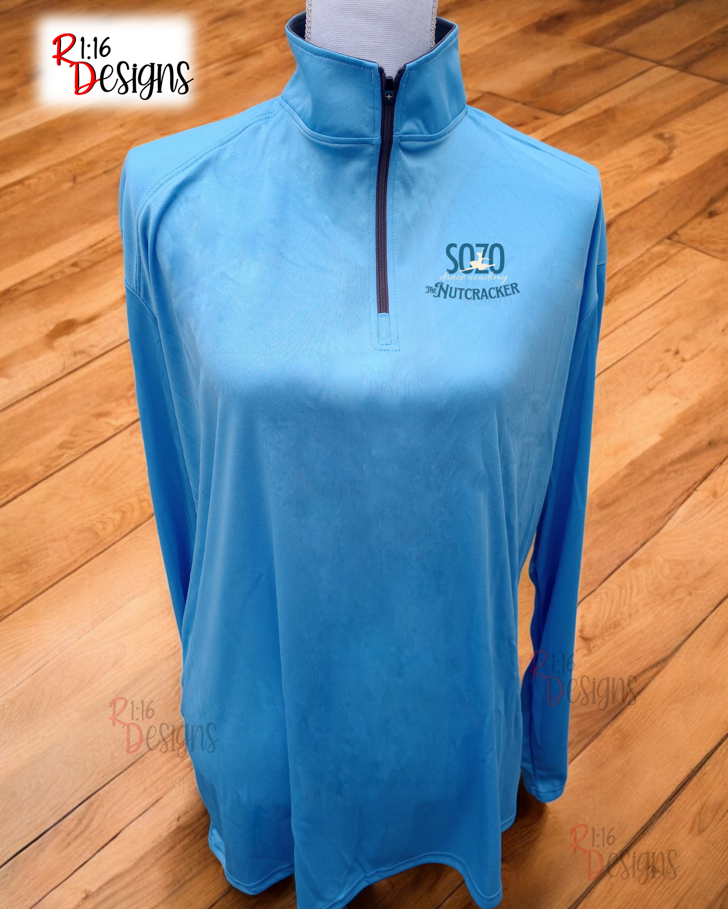 SoZo Nutcracker Youth Quarter Zip Sport Moisture-Wicking Pullover