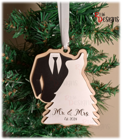 Bride & Groom Ornament