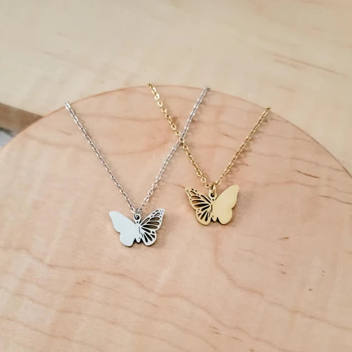 Butterfly Filigree Necklace