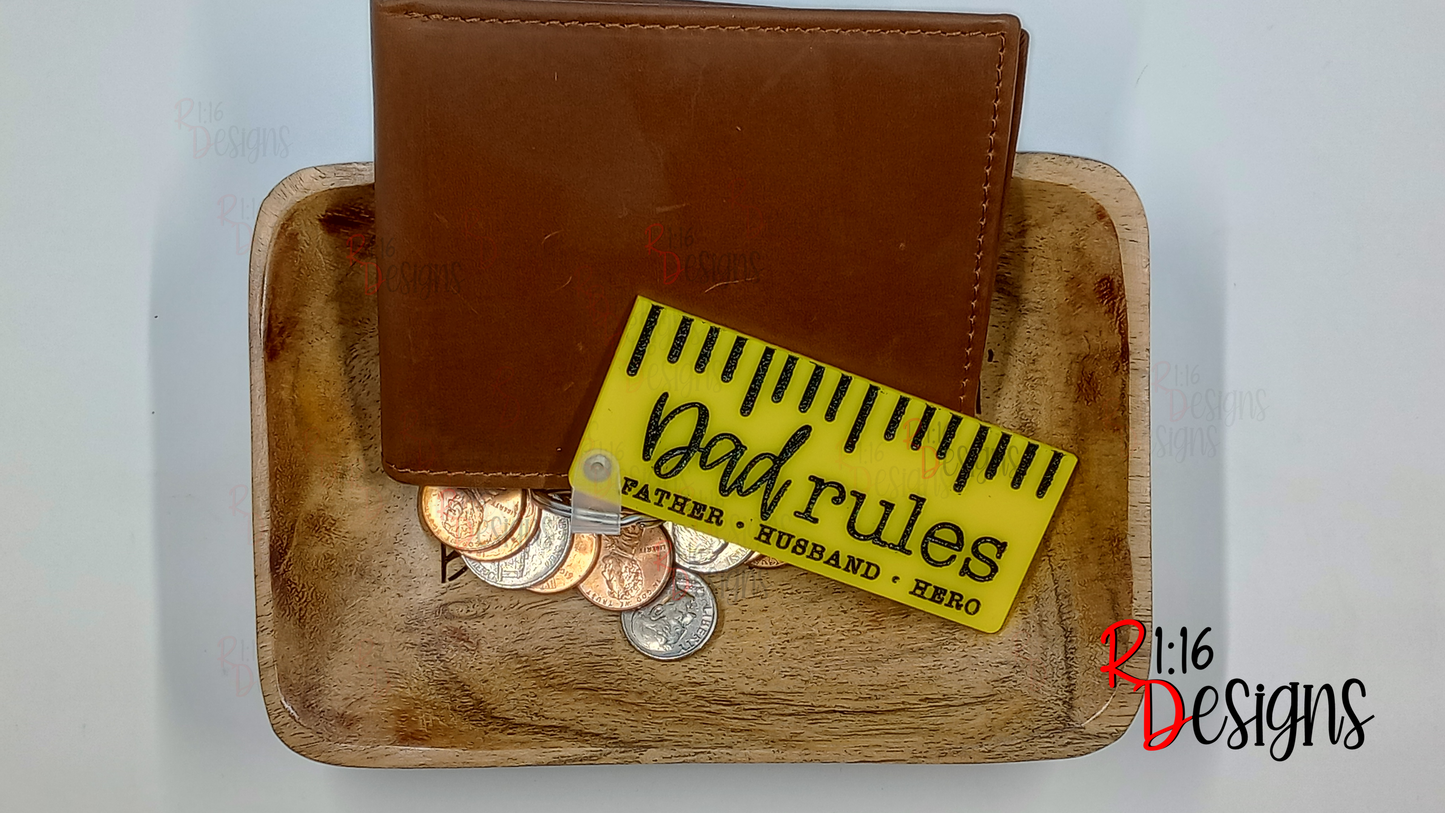 Engraved Wooden Coin Bowls (Valet Tray)