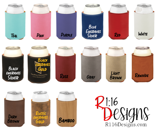 Leatherette Beverage Holders