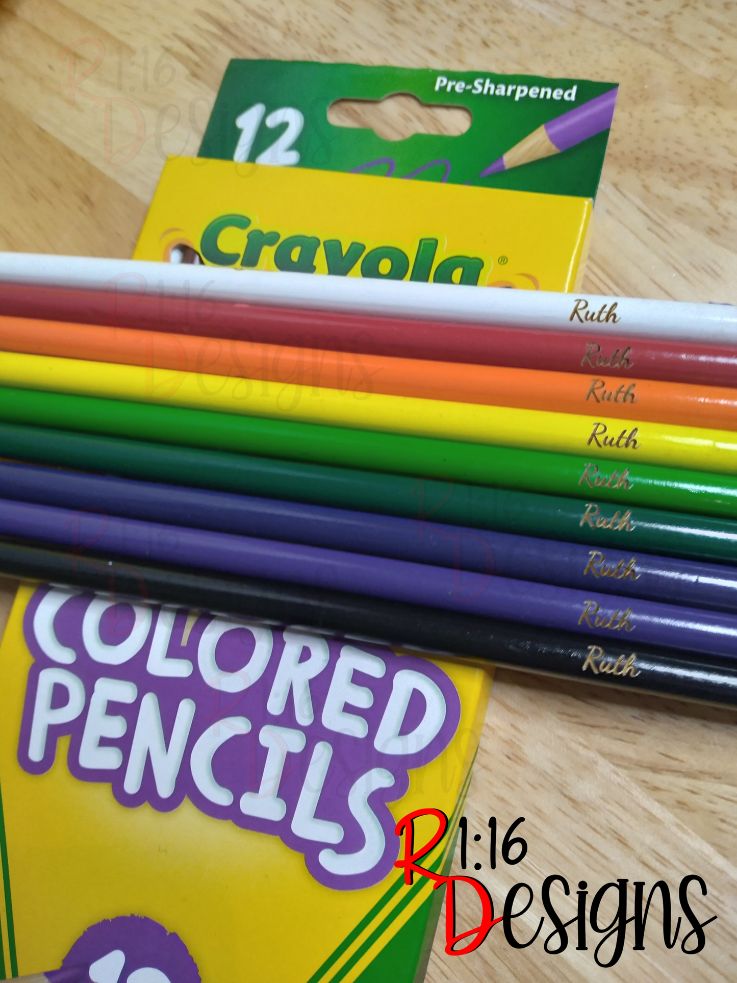 Personalized Colored Pencils