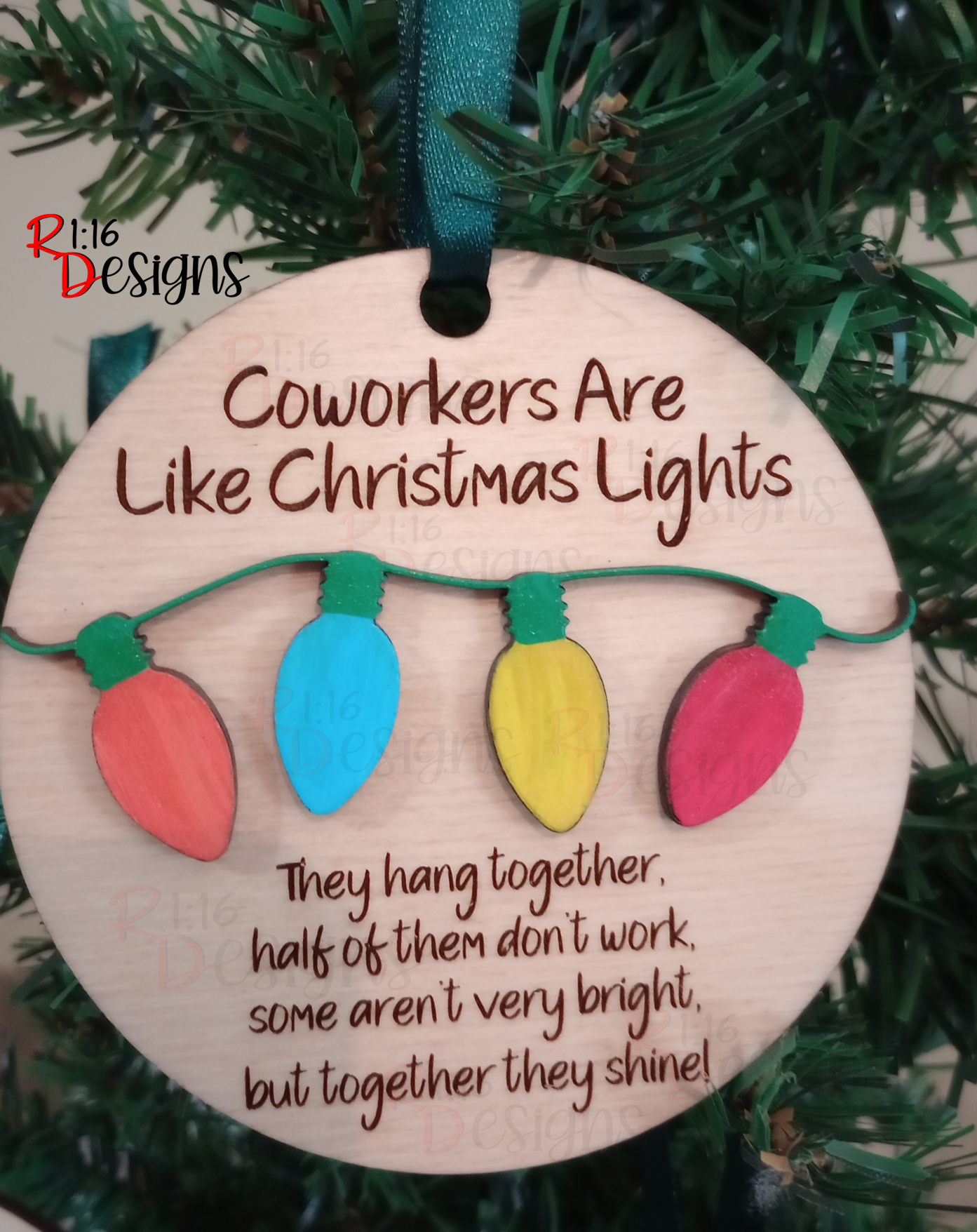 Like Christmas Lights Ornament