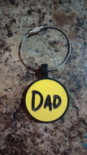 Clearance Dad Silicone Tag