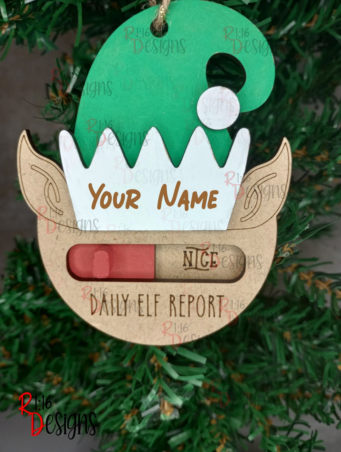 Daily Elf Report Ornament