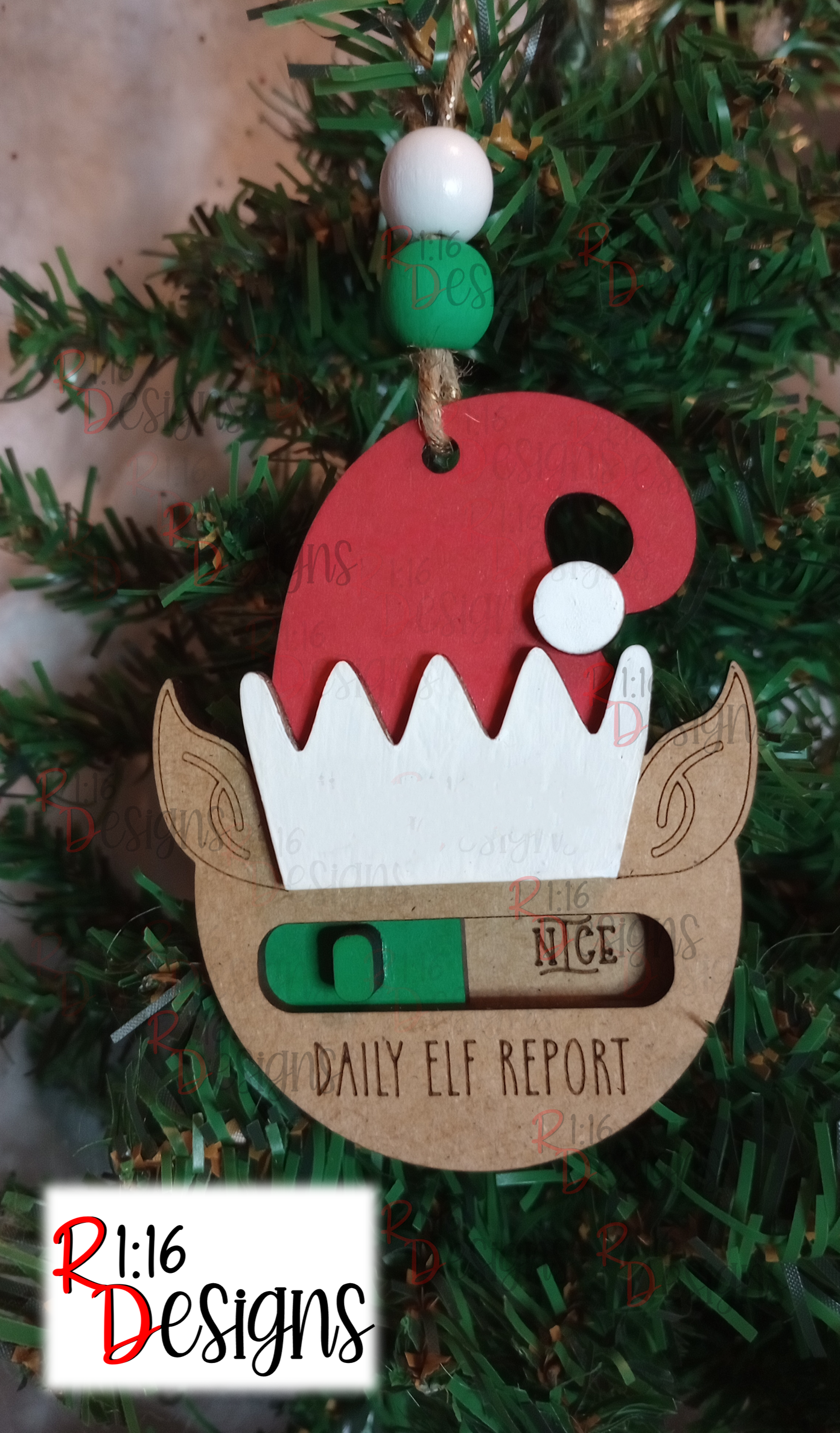 Daily Elf Report Ornament