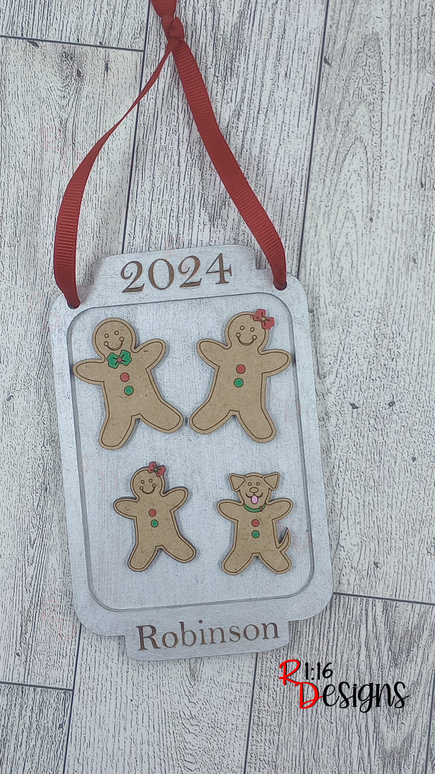 Gingerbread Family Ornament