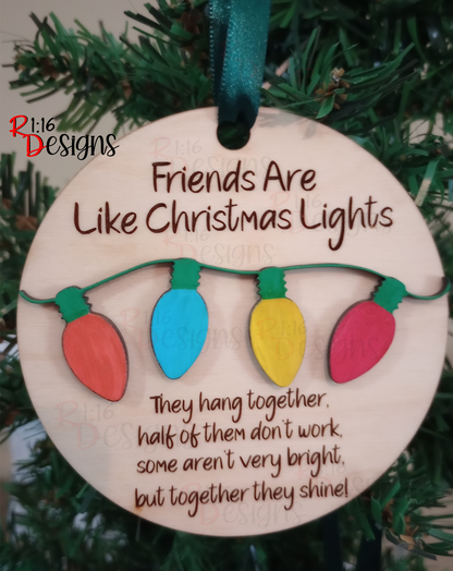 Like Christmas Lights Ornament