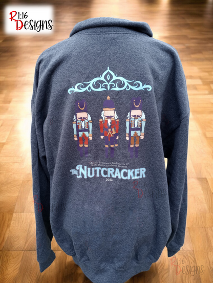 SoZo Nutcracker Adult Quarter Zip Sweatshirt