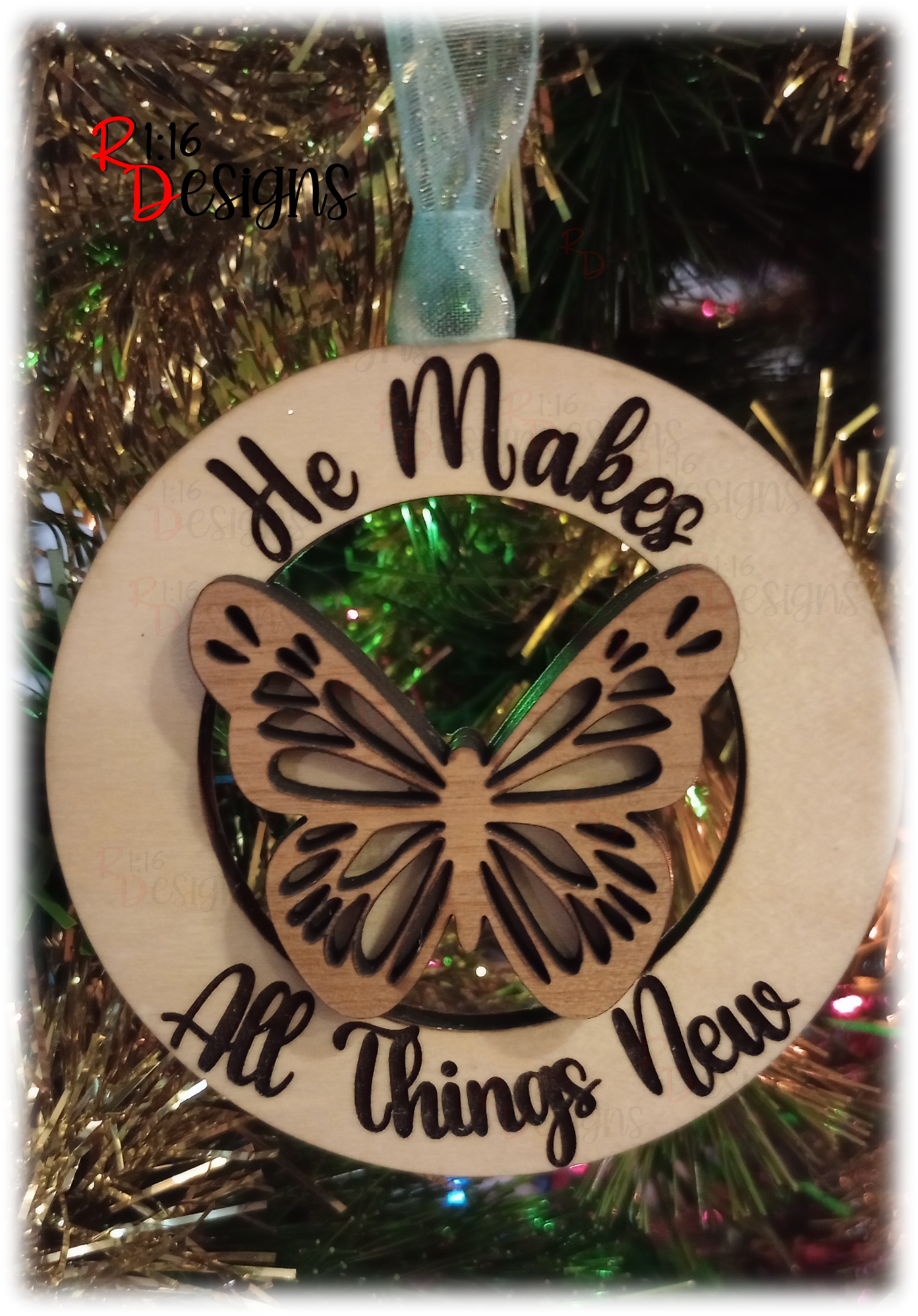 January Ornament of the Month - Butterfly