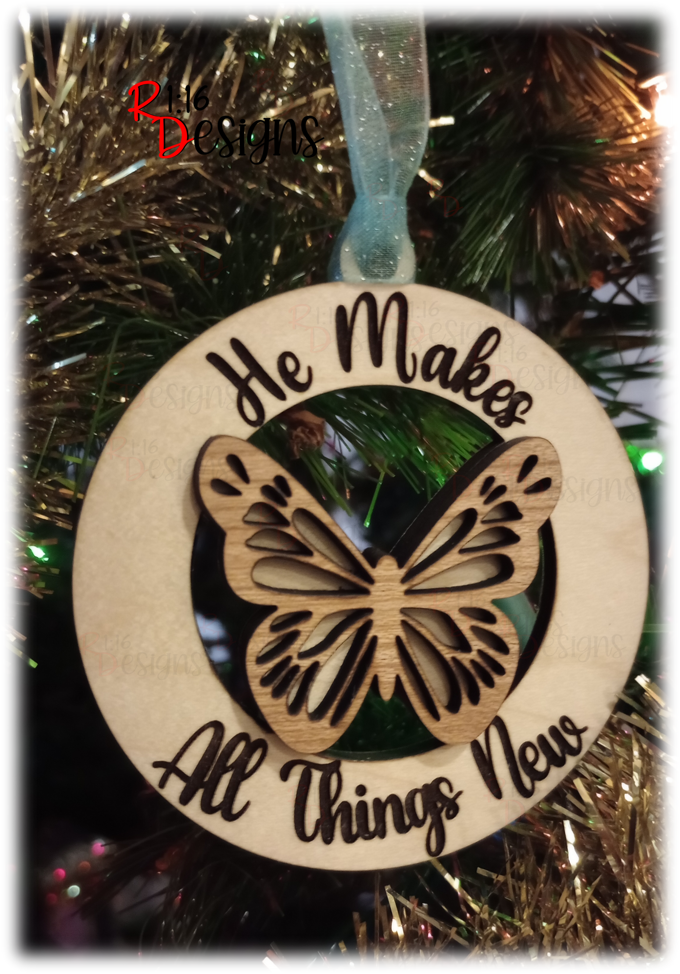 January Ornament of the Month - Butterfly