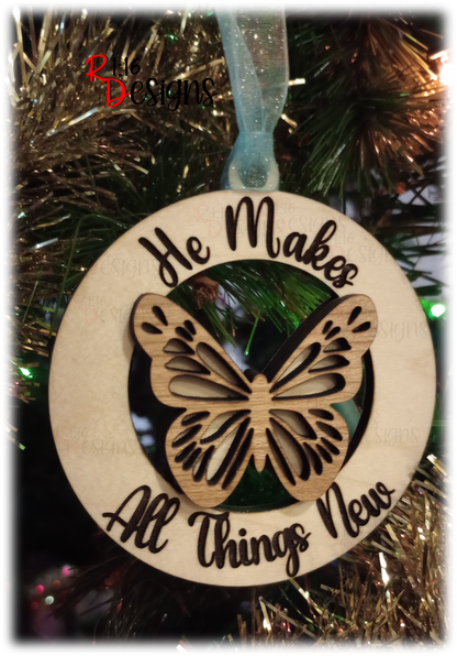 January Ornament of the Month - Butterfly