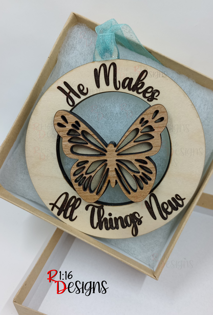 January Ornament of the Month - Butterfly