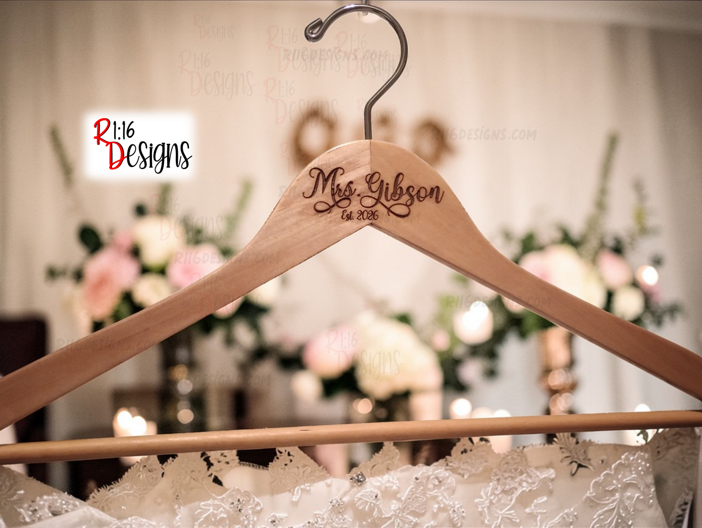 Engraved Wooden Hanger