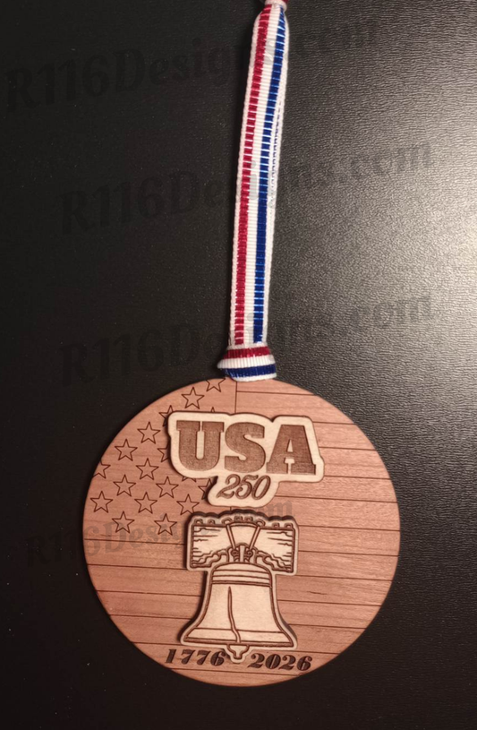 USA 250 Commemorative Ornaments