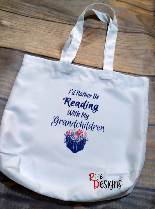 Rather Be Reading Bag