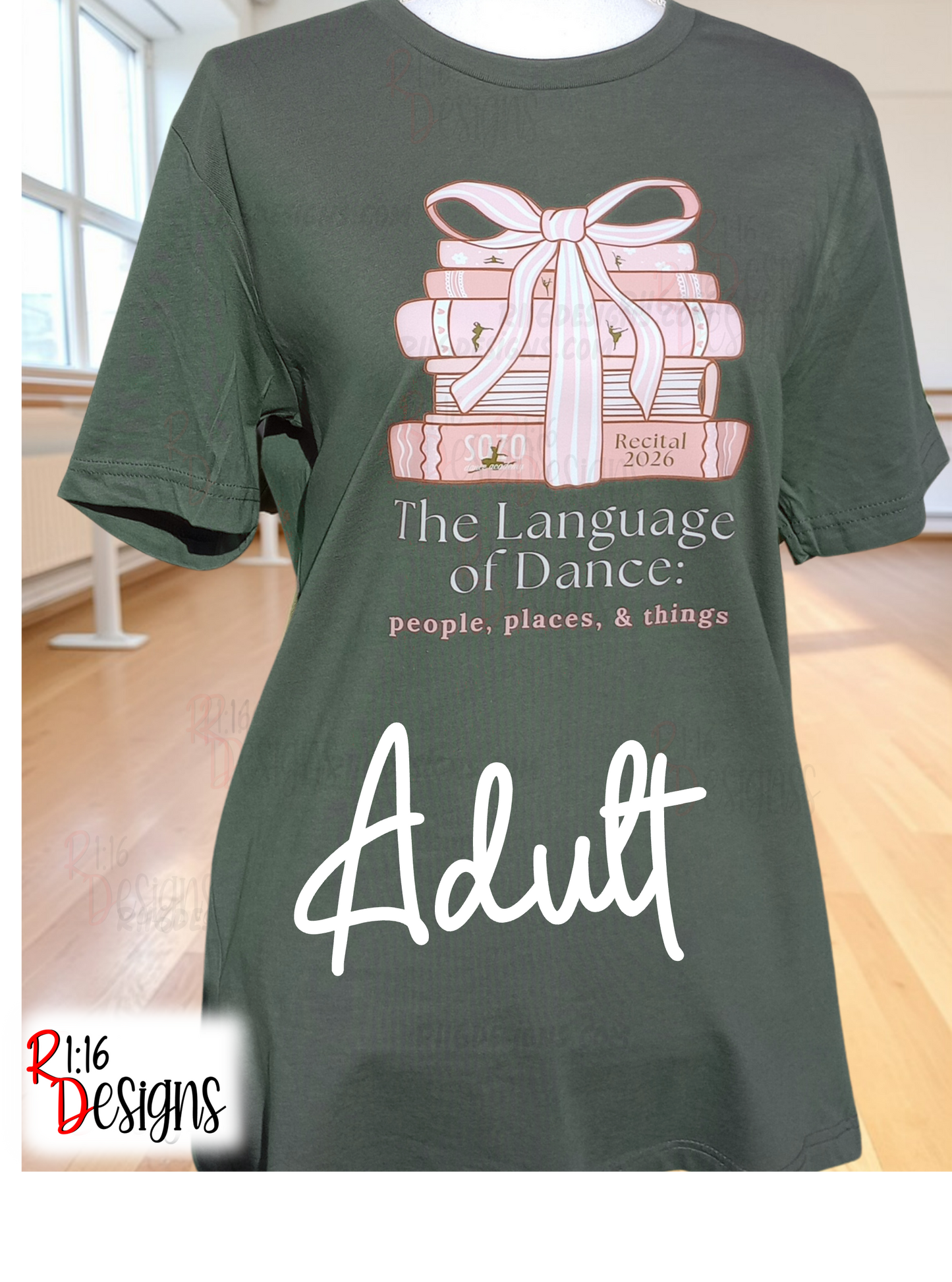 SoZo Dance Recital 2026 Shirts ADULT SIZE