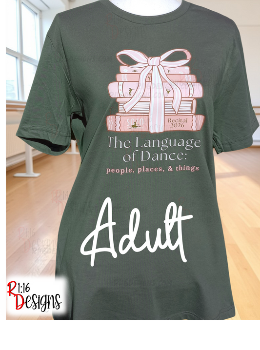 SoZo Dance Recital 2026 Shirts ADULT SIZE