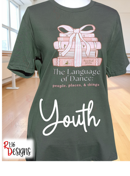 SoZo Dance Recital 2026 Shirts YOUTH SIZE