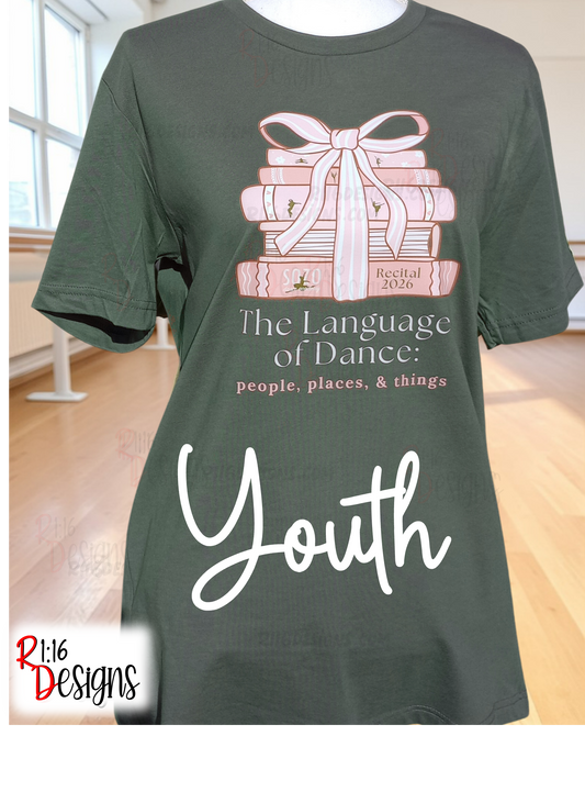 SoZo Dance Recital 2026 Shirts YOUTH SIZE