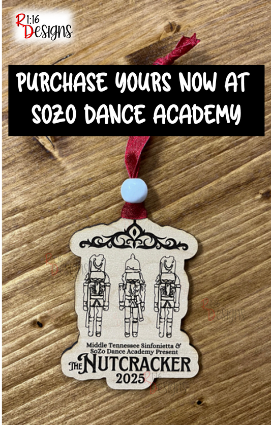 SoZo Dance Academy Nutcracker Ornaments 2025