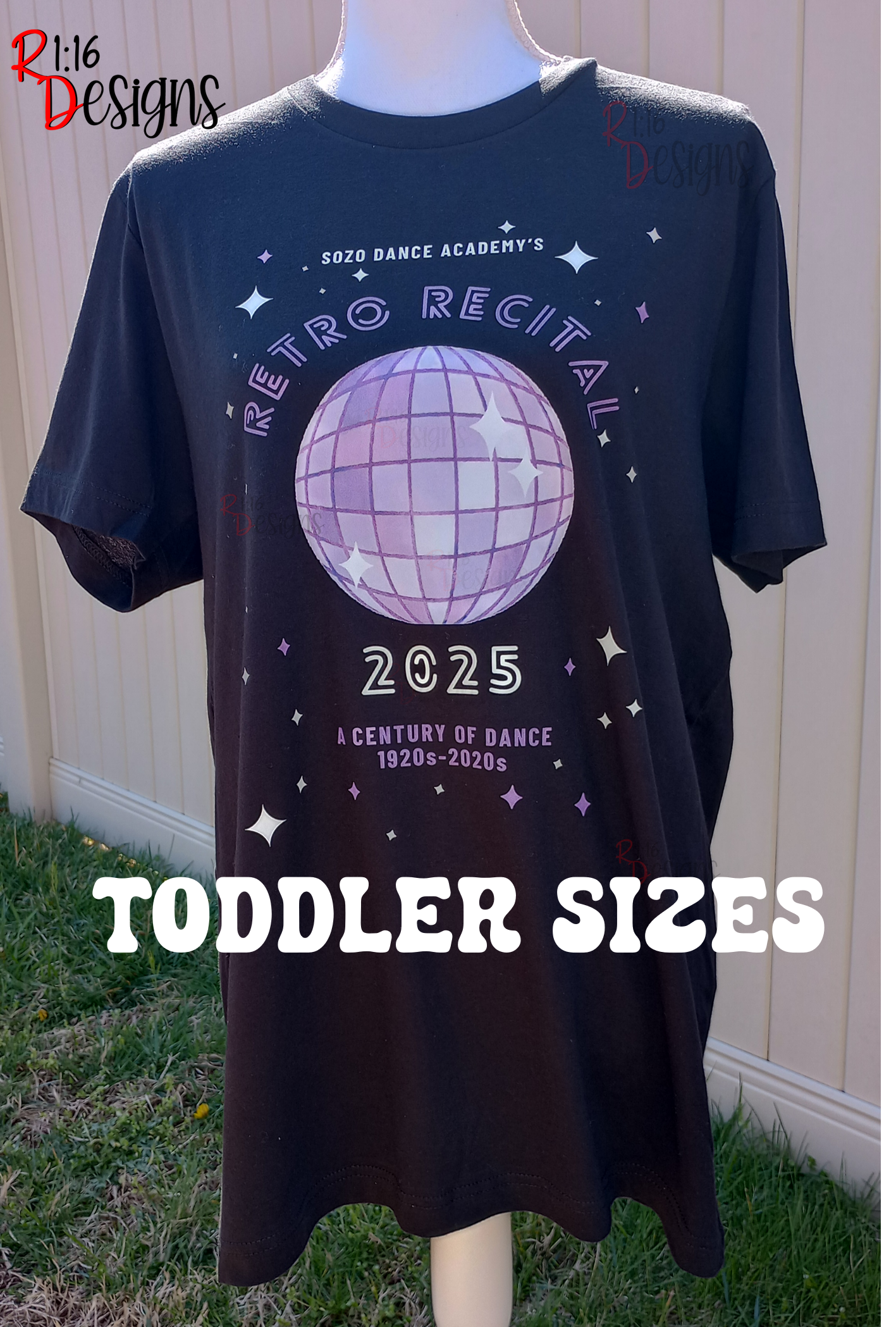 SoZo Dance Recital 2025 Shirts TODDLER SIZE