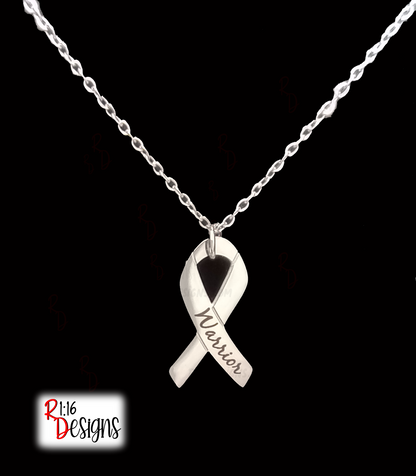 Cancer Awareness Ribbon Necklace