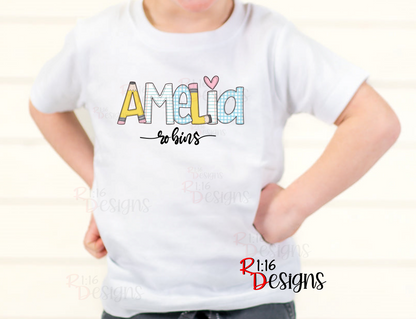 Personalized School Fun Shirt