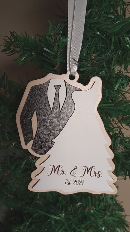 Bride & Groom Ornament